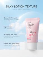 Crema Protector Solar Sakura Bloqueo Solar Facial SPF50 Lote de Aislamiento Hidratante Iluminador - details 3