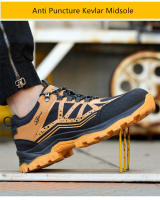 ZAPATOS DE TRABAJO protectores con punta de acero, calzado de seguridad indestructible, antideslizantes, ligeros, para hombre y mujer - details 6