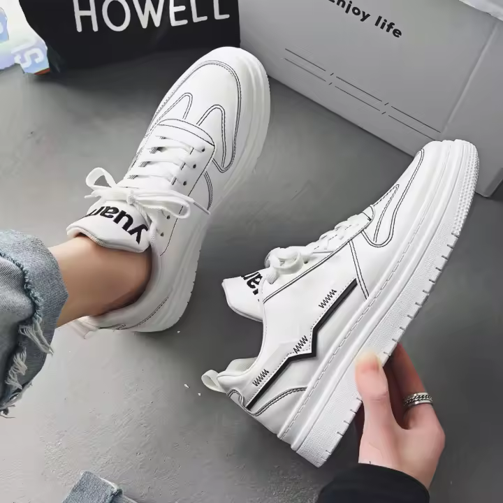 Zapatos Deportivos Casuales Ligeros y Suaves Zapatillas de Moda para Hombres para Primavera y Otoño - 1