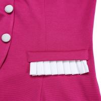Conjunto de dos piezas de pantalón de pierna ancha plisado y top de manga acampanada de nueva moda de primavera para mujer D553 - details 35