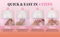 Secador Profesional de Uñas UV LED Portátil 48W Lámpara de Uñas con 3 Temporizadores y Sensor Automático Ideal para Uso en Hogar y Salón Regalo Perfecto para Mujeres y Niñas - details 2