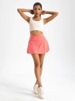 Falda de tenis plisada con bolsillos para mujer, pantalones cortos, faldas atléticas, faldas cruzadas de cintura alta para gimnasio, Golf, faldas deportivas de entrenamiento - details 48