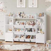 Estantería Montessori para Juguetes y Libros Organizador de Juguetes Blanco para Niños - details 3