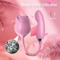 Empaque privado SEX Sucker Estimulador de pezones Clítoris Movimiento de dedo Vibrador de punto G Masturbador femenino Juguete sexual para mujeres - details 2