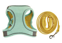 HOOPET-Chaleco con correa para gato, arnés ajustable de malla transpirable para exteriores, tirantes para el pecho, Collar impermeable - details 16