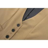 BUNO-moda para mujer, chalecos lisos de un solo pecho, chaleco Vintage sin mangas, chaquetas femeninas elegantes para mujer, camisetas sin mangas - details 6