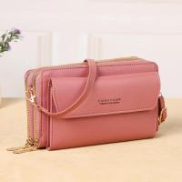Bolso cruzado para mujer, bolso de hombro para teléfono móvil, bolso pequeño informal de doble capa - details 4