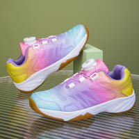Zapatos de bádminton profesionales ligeros, transpirables, antideslizantes, amortiguadores, rojos, profesionales, zapatos de tenis. - details 4