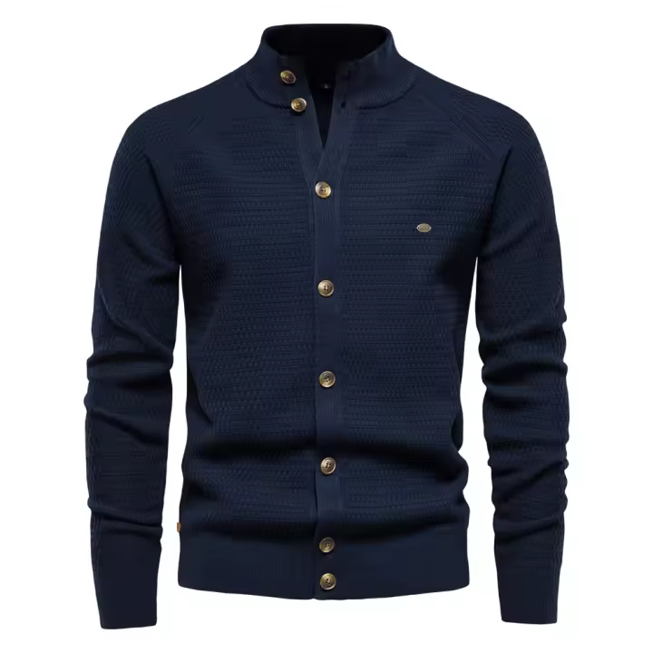 Tendencia cardigan hombre sudadera negocios versátil jersey - 1
