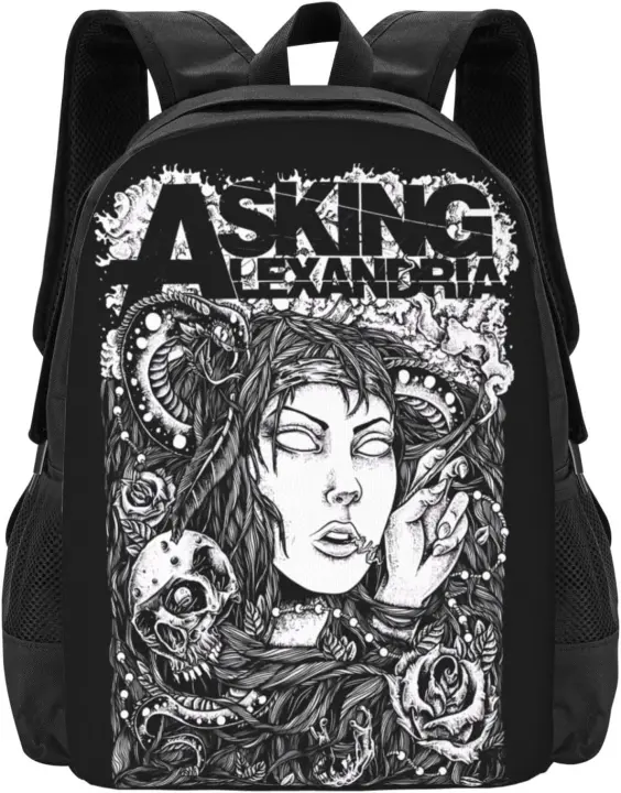 Mochila Asking Musics Alexandria para ordenador portátil, bolso de hombro, mochila de día para trabajo y viaje - 1