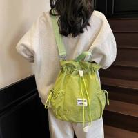 Mochila de almacenamiento para raquetas deportivas de gran capacidad, bolso de hombro ligero de Color sólido para Fitness, bolso de mano para tenis, bolsa de Fitness con cordón - details 3