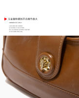 Nueva bolsa cuadrada pequeña de alta gama, portátil para viajeros versátiles de moda, con cadena para las axilas del hombro de las mujeres. - details 17