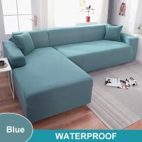 Funda de sofá impermeable para sala de estar, cubierta elástica para sofá esquinero en forma de L, 1/2/3/4 asientos - details 23