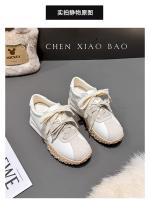 Aumento de altura 7 cm estilo ballet suela gruesa aumento de altura interior zapatos Forrest Gump zapatos pequeños 2025 principios de primavera nuevos zapatos deportivos casuales - details 4