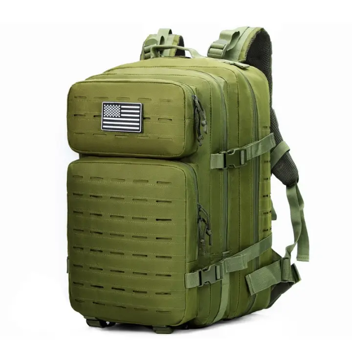 Mochila impermeable de nailon 35/45/50L 900D, mochilas militares para exteriores, deportes tácticos, Camping, senderismo, pesca, bolsa de caza - 1