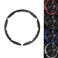 Protector antideslizante para volante de coche, fibra de carbono, accesorios de interior de coche, 2/3 piezas. - details 0