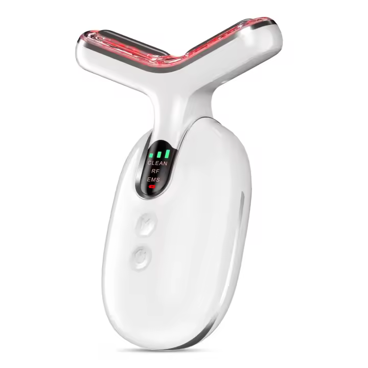 Dispositivo de Belleza para la Piel Rojo LED Masajeador Facial Multifuncional - 1