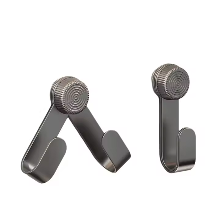 Estante para tapas de ollas con distancia ajustable, soporte para tapas de ollas para montaje en pared, herramienta de estabilización, almacenamiento, gancho para tabla de cortar, cocina - 1
