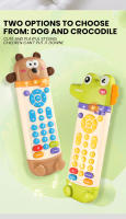 Juguete para rechinar los dientes, simulación de cocodrilo de silicona, Control remoto de TV con efectos de luz y sonido, juguete educativo para niños pequeños, regalo para niños pequeños - details 6
