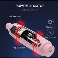 Máquina pulidora eléctrica portátil para manicura, juego de fresas, limas de uñas, brocas, removedor de esmalte de Gel, herramientas - details 5