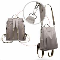 Mochila impermeable de gran capacidad para mujer, bolso de hombro escolar, mochila antirrobo, bolso de viaje - details 7