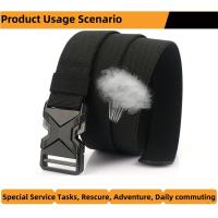 Cinturón Casual de Nylon para Hombres Hecho en China Estilo Plano Ideal para Aventura al Aire Libre y Commuter - details 3