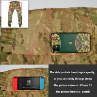 Tactical Joggers Para Hombres Mecánicos Ropa De Trabajo Pantalones De Camuflaje Resistentes Al Desgaste Para Senderismo Y Uso Diario Material De Poliéster Y Algodón - details 4
