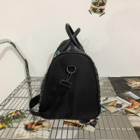 Bolsa de viaje impermeable retro 2024 nueva versátil casual colores contrastantes un solo hombro gran capacidad viaje de negocios bolsa de equipaje de mano bolsa de almacenamiento de fitness deportiva ligera bolsa de mensajero bolsa de viaje de corta dist - details 7