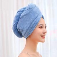 Gorro de microfibra para secar el cabello, toalla para secar el cabello, envoltura fuerte absorbente de agua, gorro de ducha, herramienta de limpieza, 2 piezas - details 23