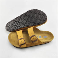Sandalias al aire libre de una palabra, zapatos de playa, zapatos de hombre, zapatos de mujer, zapatillas de cuero genuino, verano bajo - details 41