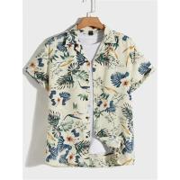 Camiseta de Verano de Playa Hawaiiana Estampado de Denim 3D para Hombres Manga Corta Transpirable - details 18