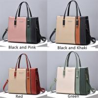 Bolso con asa superior y correa ajustable para mujer, bolso bandolera grande, - details 4