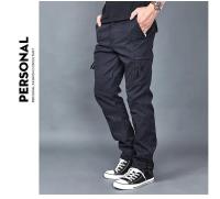 Pantalones de algodón para hombre al aire libre, pantalones Cargo gruesos y cálidos con forro, pantalones casuales para personas mayores, pantalones de invierno holgados - details 9