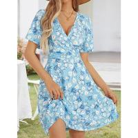 Vestido Elegante de Verano 2025 para Mujer Cuello en V, Cintura Alta Midi, Tirantes Cómodos - details 1