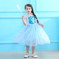 Disfraz de princesa Elsa para niñas, fiesta de carnaval, vestido de cumpleaños de Halloween, 2-10 años - details 6