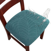 Funda de cojín cuadrada de cuero PU para silla, fundas impermeables para asiento de cocina y comedor, fundas de cojín para asiento de silla de comedor extraíbles - details 24