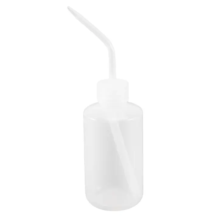 Botella de compresión de jabón verde de plástico blanco transparente para lavado de tatuajes con capacidad de 250mL y 8OZ - 1