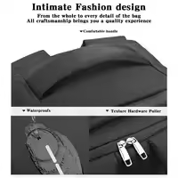 Mochila de viaje para hombre, Bolsa Escolar con puerto de carga USB, gran capacidad, 16 pulgadas, resistente al agua, a la moda - details 7