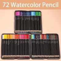 Lápices de Colores Premium 72Pcs Set de Lápices de Agua para Dibujo Artístico de Bocetos Escolares Material de Arte de Lápices en Caja de Hierro - details 2