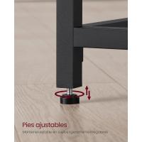 Mesa de Trabajo Pequeña Industrial Ideal para Teletrabajo, Estudio, Dormitorio 60 x 135 x 76cm - details 62