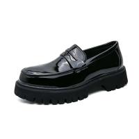 Zapatos Derby de hombre diarios de cuero lacado con parte inferior gruesa y plataforma informal antideslizante con logotipo OEM - details 1
