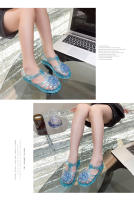Zapatos de gelatina de cristal de concha, zapatos de playa para bebés estilo princesa - details 14