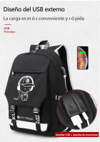 Mochila informal luminosa de gran capacidad, Mochila de tela Oxford, mochila escolar informal, bolsa de viaje al aire libre, moda - details 6