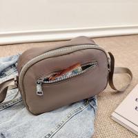 Bolso cruzado de nailon con carcasa portátil, bandolera mensajero informal de gran capacidad, impermeable, Color sólido, bolsa de tela Oxford para dumplings - details 11