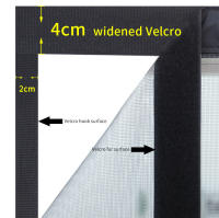 Mosquitera magnética para puerta, cortina de tamaño personalizado, cierre automático de insectos voladores, malla Invisible para cocina, sala de estar interior - details 4