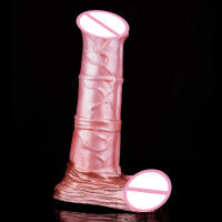 Y-2209L consolador hueco de silicona masculino cubierta de pene extendida y agrandada, juguete sexual para adultos - details 15