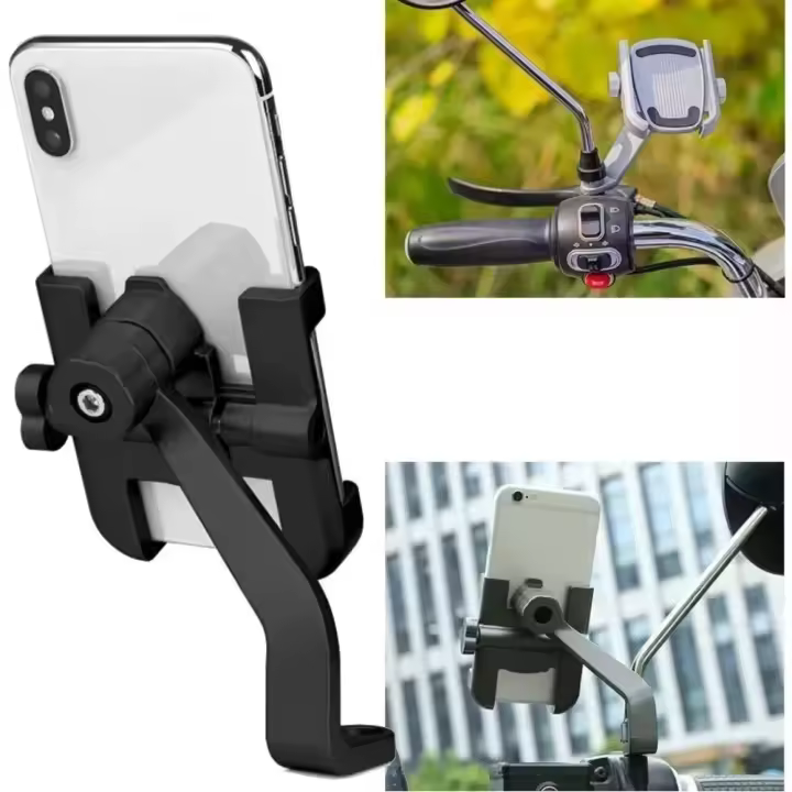 Soporte móvil para Motocicleta, Soporte para teléfono, Moto, Retrovisor - 1