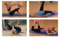 Bola de Pilates de 25cm Bola de Yoga para Equilibrio en Interiores Equipo de Fitness seguro para Explosiones - details 4