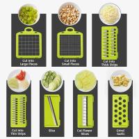 14/16 in 1 Multifunctional Vegetable Chopper Handle Food Grate Food Chopper Vegetable Slicer Dicer Cut Kitchen Items cocina - details 4