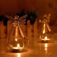 2 palitos de cristal en forma de ángel para decoración de fiestas en casa. - details 1